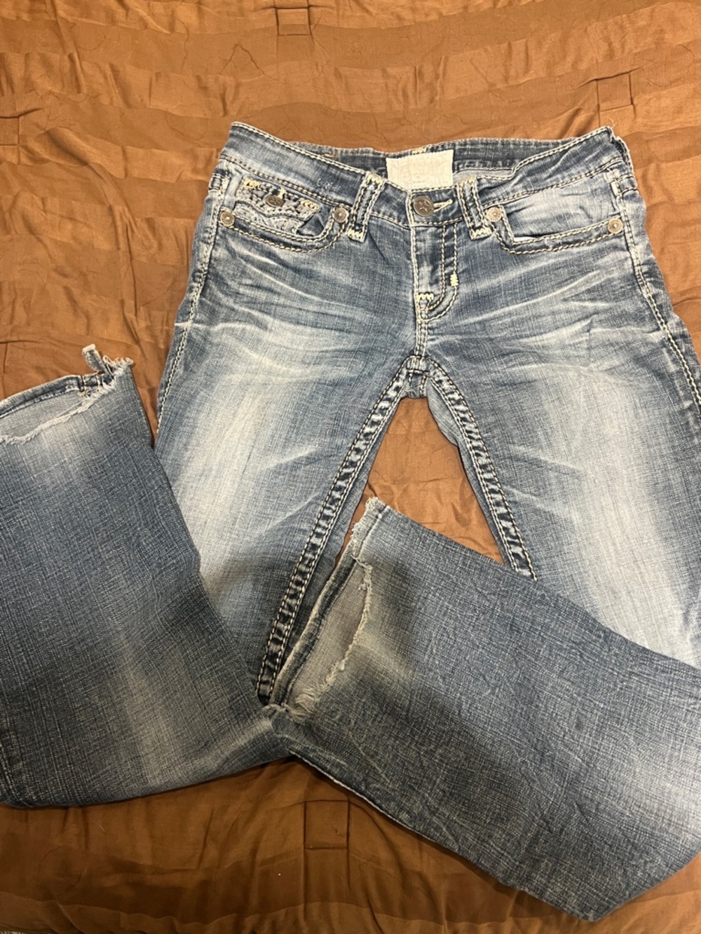 Big Star Women’s Faded Light Blue Bootcut Jeans